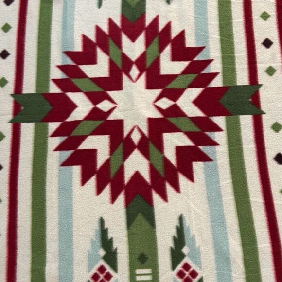 Southwest Style Fleece Throw - Picture 2 of 5